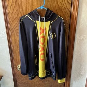 Black and Yellow Graphic Hoodie